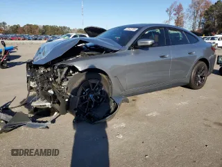 2023 BMW i4 eDrive35 with VIN WBY43AW05PFP80542, listed as a Copart auction lot 83422704 with 21,794 mi miles and Salvage Title. Bid and sale history available at carsss.com. Image 1.