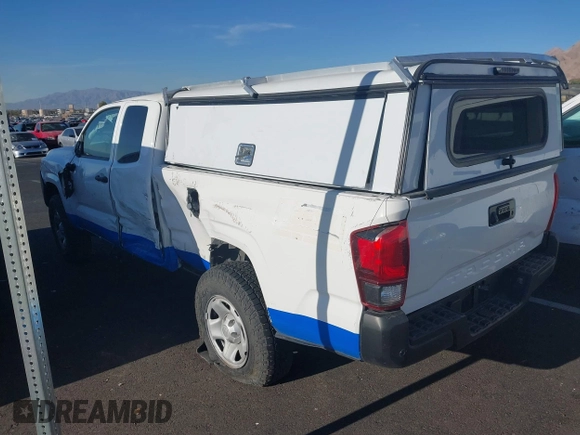 2022 Toyota Tacoma SR with VIN 3TYRX5GN6NT057748, listed as a IAAI auction lot 41238219 with 26,022 mi miles and . Bid and sale history available at DreamBid. Image 3.