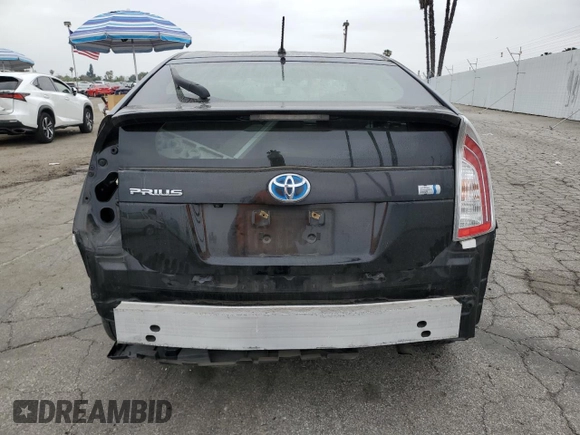 2015 Toyota Prius Four with VIN JTDKN3DU9F0458184, listed as a Copart auction lot 54069435 with 98,696 mi miles and Salvage Title. Bid and sale history available at carsss.com. Image 6.