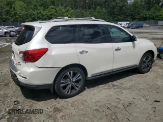 2018 Nissan Pathfinder SV with VIN 5N1DR2MM6JC646848, listed as a Copart auction lot 57461455 with 107,947 mi miles and Salvage title. Bid and sale history available at DreamBid. Image 3.