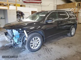 2021 Chevrolet Traverse LS with VIN 1GNEVFKW2MJ115590, listed as a Copart auction lot 45996455 with 38,944 mi miles and Salvage Title. Bid and sale history available at carsss.com. Image 1.