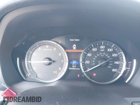 2019 Acura MDX w/Technology Pkg with VIN 5J8YD3H55KL008154, listed as a IAAI auction lot 41983227 with 64,403 mi miles. Bid and sale history available at carsss.com. Image 7.