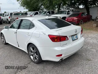 2010 Lexus IS 250 with VIN JTHBF5C21A5109541, listed as a Copart auction lot 60734025 with 243,289 mi miles and Clean title. Bid and sale history available at DreamBid. Image 3.