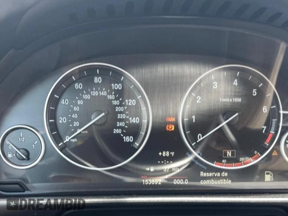 2013 BMW 5 Series 528i with VIN WBAXG5C59DDY34598, listed as a Copart auction lot 55629965 with 153,692 mi miles and Clean Title. Bid and sale history available at carsss.com. Image 9.