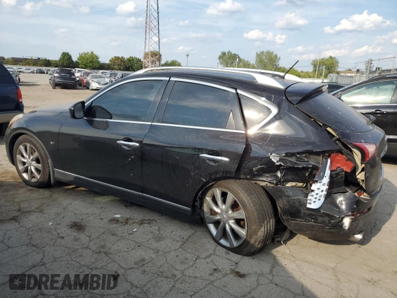 2015 Infiniti QX50 Journey with VIN JN1BJ0HP2FM731265, listed as a Copart auction lot 70217134 with 82,288 mi miles and Salvage Title. Bid and sale history available at carsss.com. Image 2.