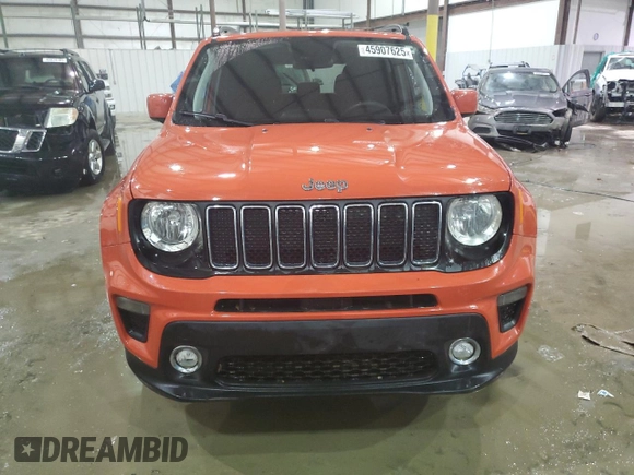 2021 Jeep Renegade Latitude z VIN ZACNJDBB9MPM22242, wystawiony jako Copart lot #45907625 z przebiegiem 46 940 mil mil oraz Nie do naprawy • Non repairable. Historia ofert i sprzedaży dostępna na DreamBid. Obrazek 5.