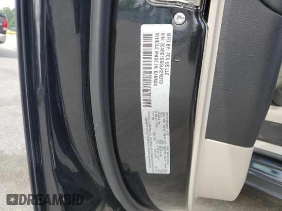 2020 Chrysler Pacifica Limited with VIN 2C4RC1GG5LR276370, listed as a Copart auction lot 61098805 with 150,700 mi miles and Salvage title. Bid and sale history available at DreamBid. Image 13.