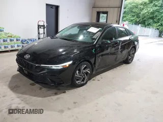 2024 Hyundai Elantra SEL with VIN KMHLS4DGXRU647500, listed as a IAAI auction lot 42337385 with 36,110 mi miles and . Bid and sale history available at DreamBid. Image 2.
