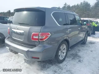 2018 Nissan Armada SL with VIN JN8AY2NC2JX503392, listed as a IAAI auction lot 41532481 with 179,997 mi miles. Bid and sale history available at carsss.com. Image 4.