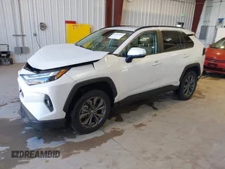 2024 Toyota RAV4 Hybrid XLE Premium with VIN 2T3B6RFV5RW081035, listed as a IAAI auction lot 41993266 with 12,159 mi miles. Bid and sale history available at carsss.com. Image 18.