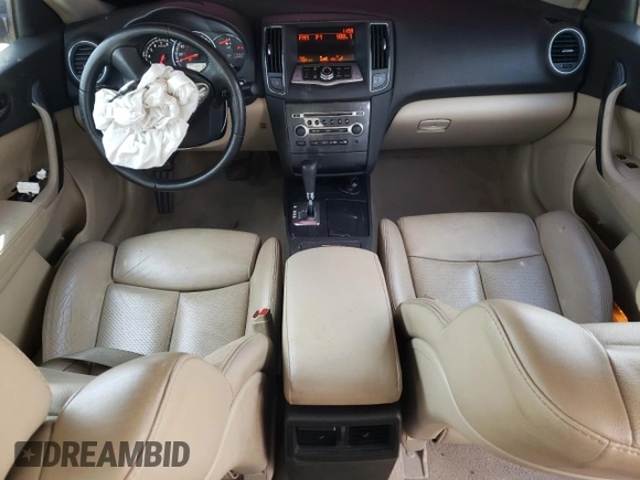 2013 Nissan Maxima S with VIN 1N4AA5AP6DC809832, listed as a Copart auction lot 46954305 with 175,920 mi miles and Salvage Title. Bid and sale history available at DreamBid. Image 8.