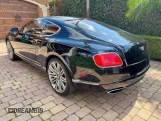 2014 Bentley Continental GT with VIN SCBFC7ZAXEC093992, listed as a Copart auction lot 64282924 with 44,876 mi miles and Non Repairable. Bid and sale history available at DreamBid. Image 3.