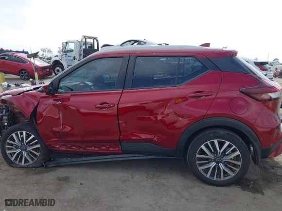 2023 Nissan Kicks SV with VIN 3N1CP5CV0PL476441, listed as a IAAI auction lot 42012895 with 20,285 mi miles. Bid and sale history available at carsss.com. Image 15.