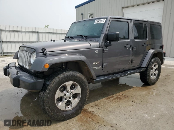 2018 Jeep Wrangler Unlimited Sahara with VIN 1C4BJWEG4JL902519, listed as a Copart auction lot 60114855 with 174,794 mi miles and Clean title. Bid and sale history available at DreamBid. Image 1.
