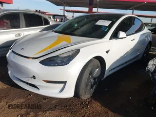 2022 Tesla Model 3 Long Range with VIN 5YJ3E1EB1NF236969, listed as a IAAI auction lot 41525117 with 24,215 mi miles and . Bid and sale history available at DreamBid. Image 2.
