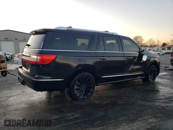 2020 Lincoln Navigator Black Label z VIN 5LMJJ3TTXLEL07264, wystawiony jako Copart lot #85087844 z przebiegiem 55 109 mil mil oraz Szkoda całkowita • Salvage title. Historia ofert i sprzedaży dostępna na DreamBid. Obrazek 3.