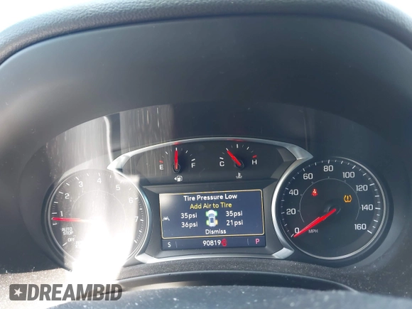 2020 GMC Terrain SLT with VIN 3GKALPEV4LL171645, listed as a IAAI auction lot 42029684 with 90,819 mi miles. Bid and sale history available at carsss.com. Image 6.