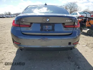 2021 BMW 3 Series 330i xDrive with VIN WBA5R7C04MFK51040, listed as a Copart auction lot 49620045 with 51,069 mi miles and Salvage Title. Bid and sale history available at carsss.com. Image 6.