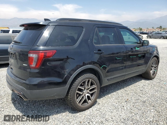 2017 Ford Explorer Sport z VIN 1FM5K8GTXHGB32387, wystawiony jako Copart lot #55313965 z przebiegiem 159 983 mil mil oraz Szkoda całkowita • Salvage title. Historia ofert i sprzedaży dostępna na DreamBid. Obrazek 3.