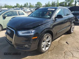 2015 Audi Q3 Prestige with VIN WA1GFCFS0FR010792, listed as a Copart auction lot 54068064 with 121,415 mi miles and Salvage title. Bid and sale history available at DreamBid. Image 1.
