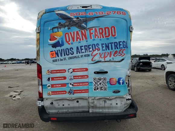 2020 Ford Transit Cargo Van with VIN 1FTBR1C88LKB49612, listed as a Copart auction lot 80644934 with 162,482 mi miles and Non Repairable. Bid and sale history available at carsss.com. Image 10.