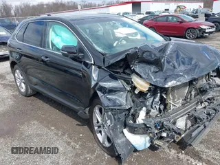 2017 Ford Edge Titanium with VIN 2FMPK4K94HBB97868, listed as a IAAI auction lot 41802449 with 105,531 mi miles. Bid and sale history available at carsss.com. Image 1.