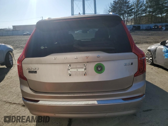 2023 Volvo XC90 with VIN YV40621A8P1969077, listed as a Copart auction lot 46645195 with Not Provided miles and Salvage Title. Bid and sale history available at DreamBid. Image 6.