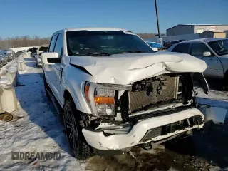 2022 Ford F-150 XL with VIN 1FTEW1EP1NFA04997, listed as a Copart auction lot 87405194 with 66,850 mi miles and Salvage Title. Bid and sale history available at carsss.com. Image 14.