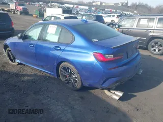 2021 BMW 3 Series M340i xDrive with VIN 3MW5U9J08M8B91253, listed as a IAAI auction lot 41771376 with 88,978 mi miles. Bid and sale history available at carsss.com. Image 3.