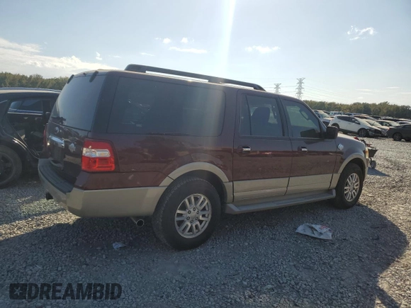 2010 Ford Expedition EL Eddie Bauer with VIN 1FMJK1J56AEA00504, listed as a Copart auction lot 78091834 with 188,009 mi miles and Salvage Title. Bid and sale history available at carsss.com. Image 3.