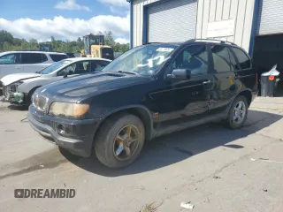 2001 BMW X5 3.0i with VIN WBAFA53511LM83216, listed as a Copart auction lot 69179654 with 0 mi miles and Salvage Title. Bid and sale history available at carsss.com. Image 1.