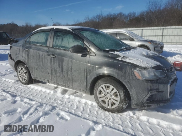 2018 Chevrolet Sonic LS with VIN 1G1JB5SH5J4130339, listed as a Copart auction lot 45695185 with 67,667 mi miles and Salvage title. Bid and sale history available at DreamBid. Image 4.