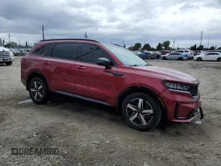 2022 Kia Sorento S with VIN 5XYRL4LC6NG129860, listed as a Copart auction lot 48370515 with 43,651 mi miles and Salvage Title. Bid and sale history available at carsss.com. Image 4.
