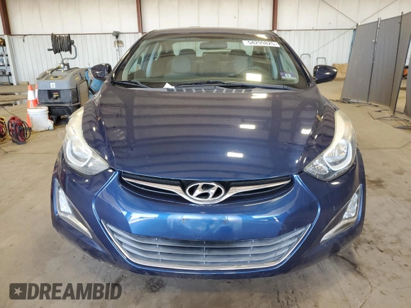2015 Hyundai Elantra SE with VIN 5NPDH4AE9FH619848, listed as a Copart auction lot 54299825 with 49,432 mi miles and Salvage Title. Bid and sale history available at DreamBid. Image 5.