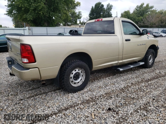 2011 Ram 1500 ST with VIN 3D7JV1EP7BG540693, listed as a Copart auction lot 72551334 with 131,212 mi miles and Salvage Title. Bid and sale history available at carsss.com. Image 3.