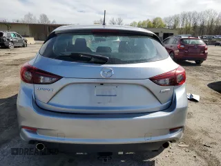2017 Mazda 3 Sport with VIN 3MZBN1K76HM107389, listed as a Copart auction lot 53777005 with 87,402 mi miles and Salvage Title. Bid and sale history available at DreamBid. Image 6.