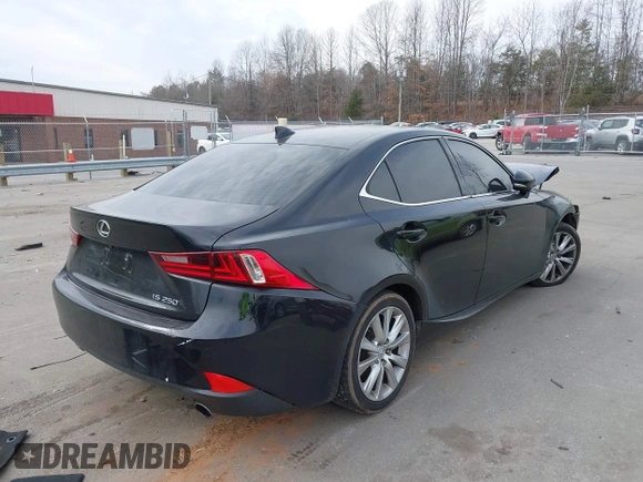 2015 Lexus IS 250 with VIN JTHBF1D21F5059089, listed as a IAAI auction lot 41679418 with 129,697 mi miles and . Bid and sale history available at DreamBid. Image 4.
