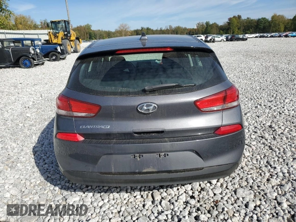 2018 Hyundai Elantra GT with VIN KMHH35LE8JU074576, listed as a Copart auction lot 75089854 with 31,807 mi miles and Salvage Title. Bid and sale history available at carsss.com. Image 6.
