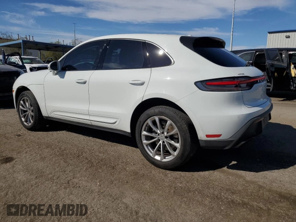 2023 Porsche Macan with VIN WP1AA2A59PLB10768, listed as a Copart auction lot 49745285 with 42,800 mi miles and Salvage Title. Bid and sale history available at carsss.com. Image 2.