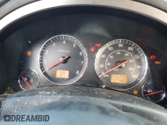 2003 Infiniti FX Options with VIN JNRAS08W53X204134, listed as a Copart auction lot 86943224 with 243,242 mi miles and Non Repairable. Bid and sale history available at DreamBid. Image 9.
