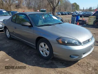 2006 Chevrolet Monte Carlo LT 3.5L with VIN 2G1WM15K369308771, listed as a IAAI auction lot 41880372 with 197,044 mi miles. Bid and sale history available at carsss.com. Image 1.