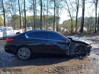 2016 Infiniti Q50 3.0t Premium with VIN JN1EV7AP4GM304370, listed as a IAAI auction lot 41519381 with 74,476 mi miles. Bid and sale history available at carsss.com. Image 14.