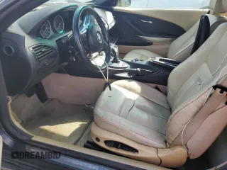 2010 BMW 6 Series 650i with VIN WBAEB5C52AC224680, listed as a Copart auction lot 74265734 with 0 mi miles and Salvage Title. Bid and sale history available at carsss.com. Image 7.