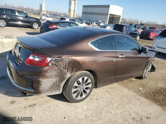 2013 Honda Accord Cpe EX-L with VIN 1HGCT1B84DA015048, listed as a Copart auction lot 81859344 with 170,832 mi miles and Salvage Title. Bid and sale history available at carsss.com. Image 3.