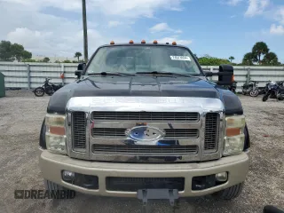 2008 Ford F-450 XL with VIN 1FTXW43R08EB85034, listed as a Copart auction lot 74573654 with 168,527 mi miles and Salvage Title. Bid and sale history available at carsss.com. Image 5.