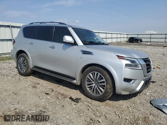 2021 Nissan Armada SL z VIN JN8AY2BC1M9146364, wystawiony jako Copart lot #52925305 z przebiegiem 167 809 mil mil oraz Szkoda całkowita • Salvage title. Historia ofert i sprzedaży dostępna na DreamBid. Obrazek 4.