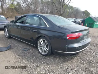 2015 Audi A8 3.0T with VIN WAU3GAFD3FN033317, listed as a IAAI auction lot 41854277 with 81,862 mi miles and . Bid and sale history available at DreamBid. Image 3.