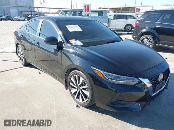 2020 Nissan Sentra SV with VIN 3N1AB8CV7LY206045, listed as a IAAI auction lot 41249680 with 99,973 mi miles and . Bid and sale history available at DreamBid. Image 1.