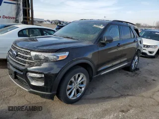 2023 Ford Explorer XLT with VIN 1FMSK8DH7PGA55236, listed as a Copart auction lot 83566244 with 18,859 mi miles and Non Repairable. Bid and sale history available at carsss.com. Image 1.