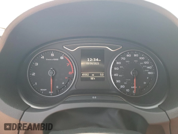 2020 Audi A3 with VIN WAUCUGFF2LA096148, listed as a Copart auction lot 66800683 with 49,302 mi miles and . Bid and sale history available at DreamBid. Image 9.